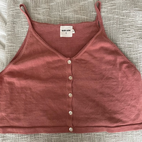 Rudy Jude Tops - Rudy Jude Knit Tank Rust